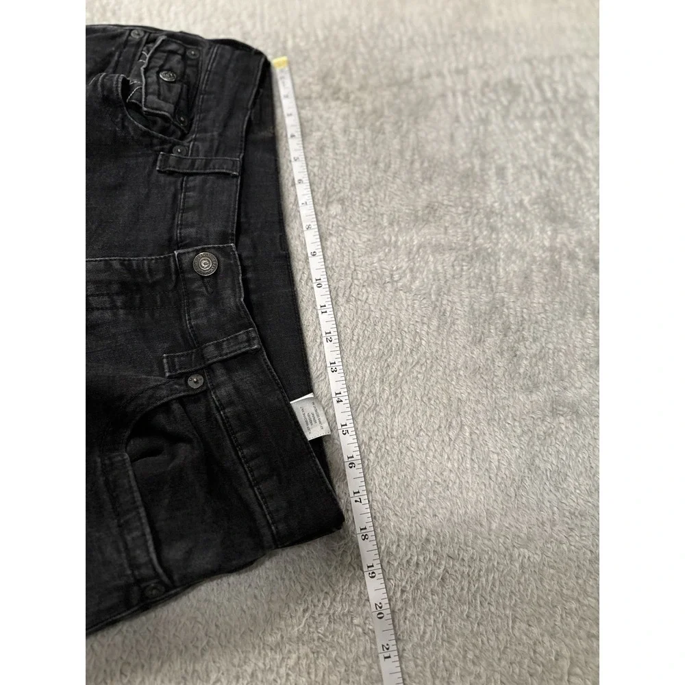 True‎ Religion Ricky Relaxed Straight Jeans Men's 36x32 Black Faded Flap Pocket
